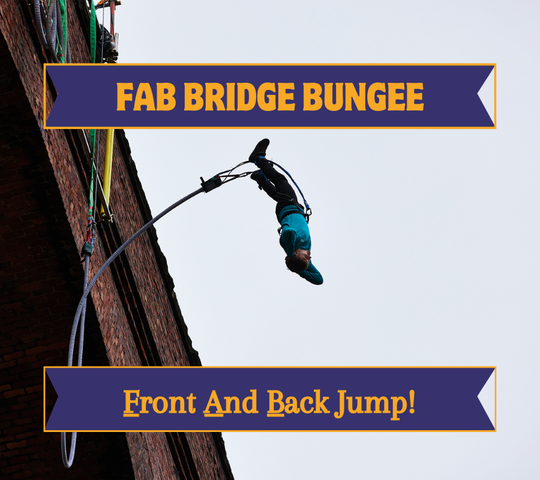 Forwards and Backwards (FAB) Bridge Bungee Jump at Whitby (Yorkshire) - Bridge Bungee Jump on 9th November 2024