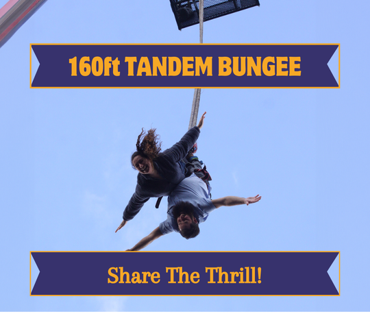 Tandem Bungee Jump 160ft at Glasgow - Riverside Museum on 27th October 2024